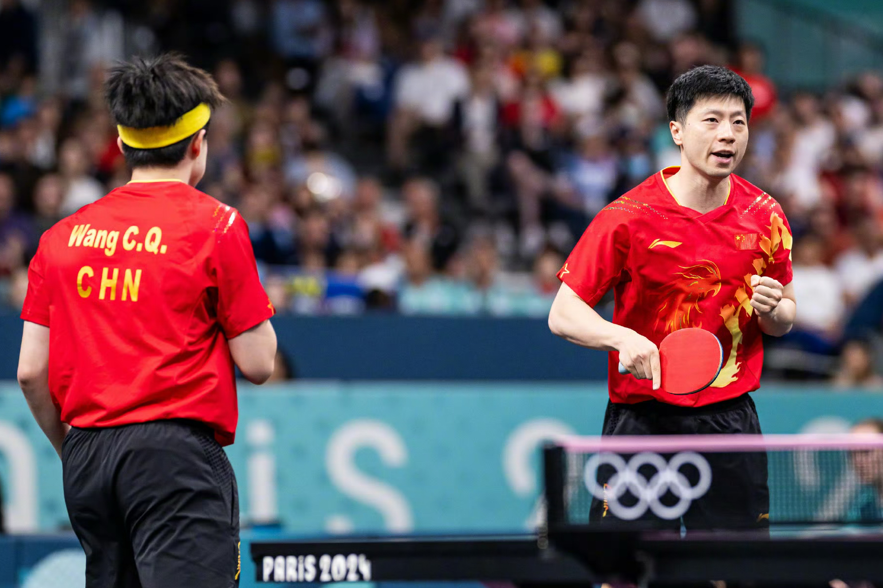 包含法国乒乓球队横扫英国乒乓球队，马龙送出助攻的词条